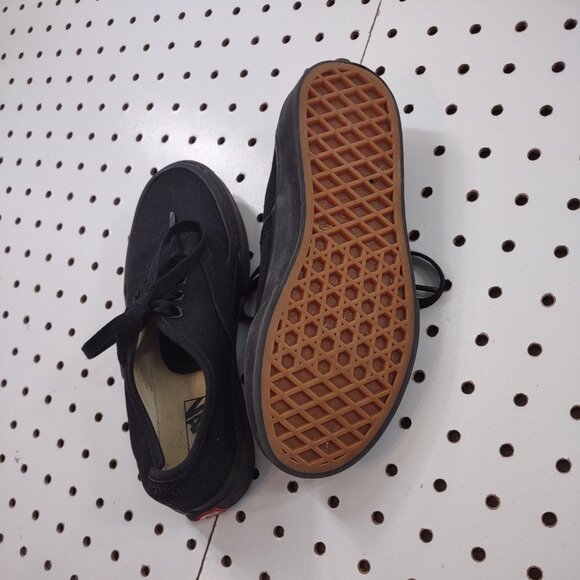 Vans Black Canvass Sneakers, Size Kids 1.5 - Picture 8 of 8
